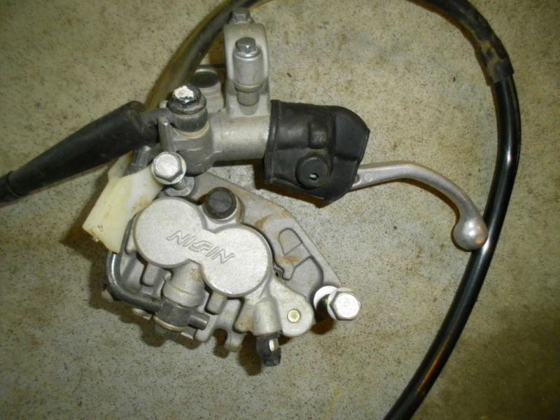 Suzuki rm 125 2000 rm125 front hydraulic brake system caliper lever cylinder