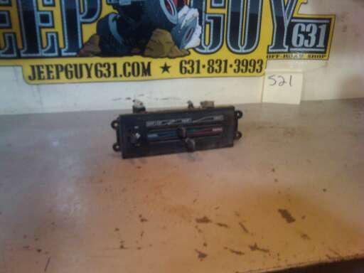 Jeep wrangler 1987 heater control switch.....no reserve