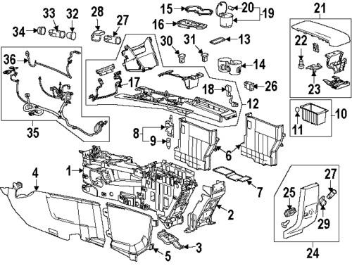 Gmc 13504492 genuine oem factory original power outlet retainer