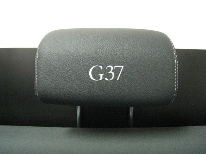 Headrest badge decal sticker infiniti *g37* 4-pcs