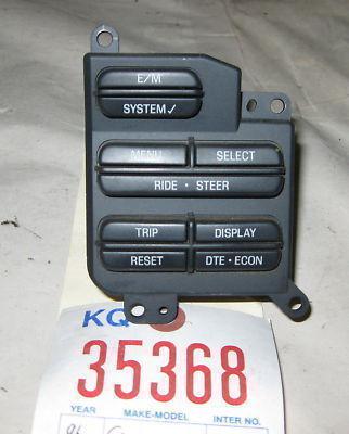 Lincoln 96 continental information display switch 1996