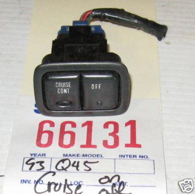 Infiniti 93 q45 cruise control on/off switch 1993