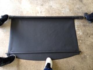 2008 chrysler pacifica black strong vinyl rear trunk cargo cover