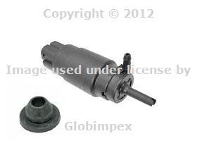 Bmw e31 e32 e34 e36 windshield washer pump & grommet new + warranty