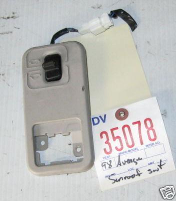 Dodge 98 avenger power sunroof switch 1998 w/ panel