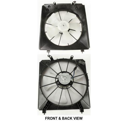 1998-2002 accord v6 radiator fan assembly 99-03 acura 3.2 tl 01-03 cl w/o type-s