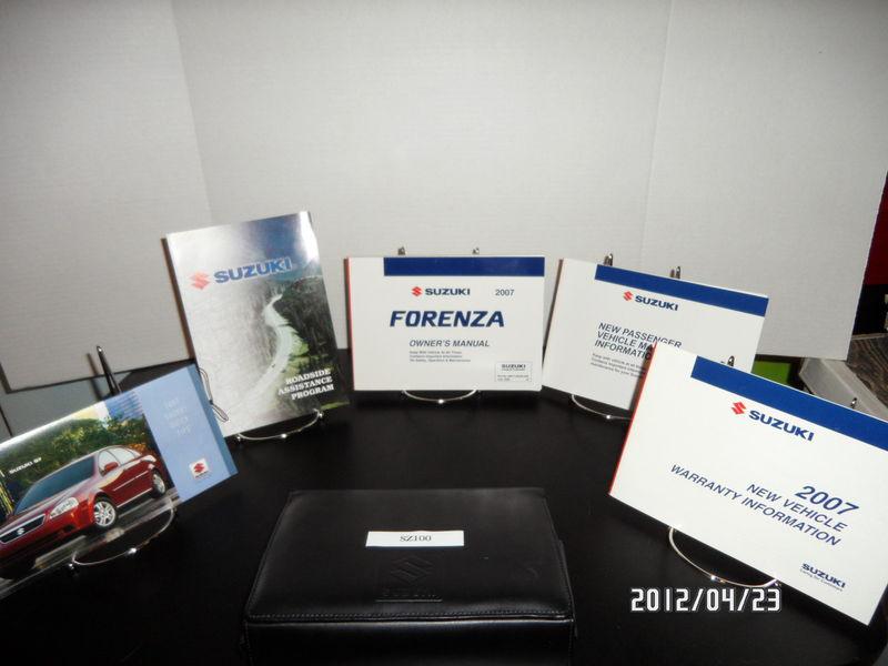 2007 suzuki forenza oem owners manual--fast free shipping to all 50 states