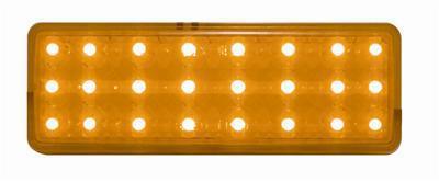 United pacific parking light assembly clear lens amber led chevy each cpl4753c