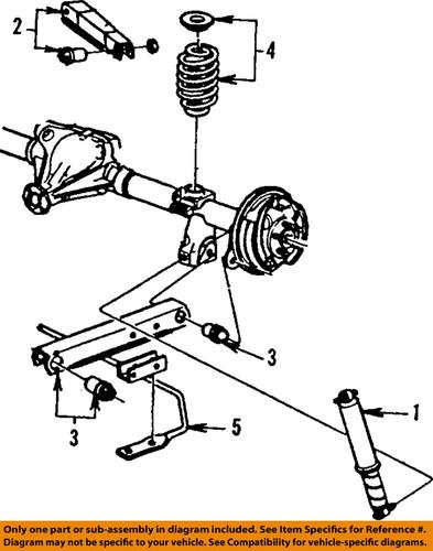 Gm oem 88945170 rear suspension-shock absorber