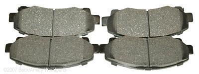 Beck/arnley 086-1722c front ceramic pads fits honda ridgeline