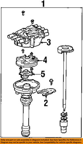 Gm oem 10452457 distributor rotor