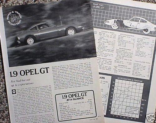 1969 buick opel gt original vintage road test cmy store