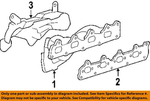 Gm oem 12618546 exhaust manifold