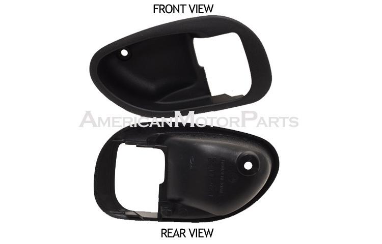 Depo right replacement inside-front/rear door handle 97-02 mitsubishi mirage