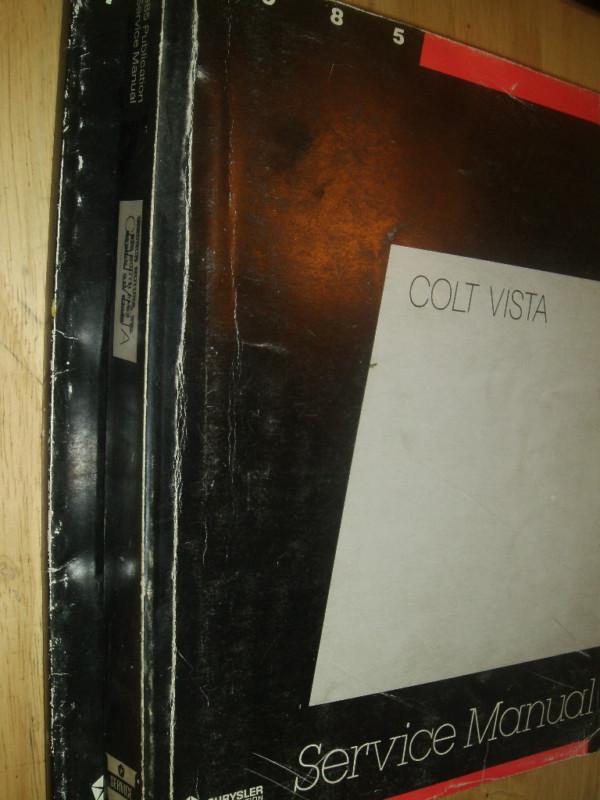 Sell 1985 DODGE COLT VISTA SHOP MANUAL SET / SHOP BOOK SET / ORIGINAL ...