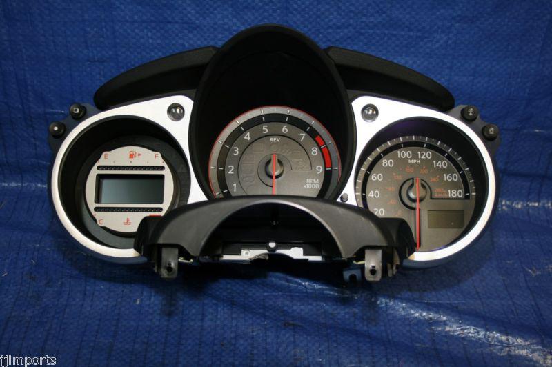 09 10 11 12 nissan 370z oem instrument gauge cluster 6mt z34 speedo mph 26k