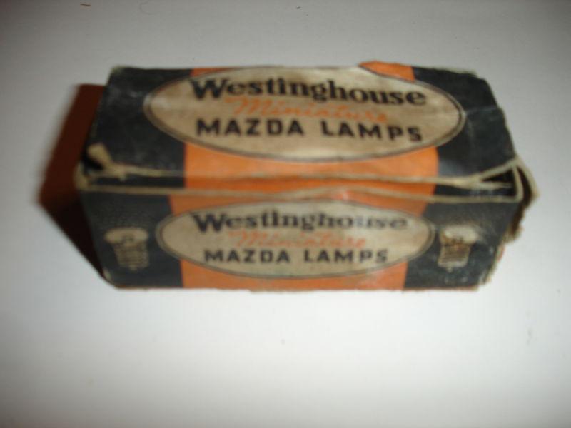 Vintage westinghouse miniature mazda lamps 6-8 volts