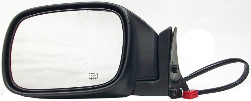 Side view mirror right 97-01 cherokee power heated, folding platinum# 1272357