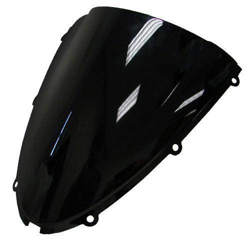 Tinted double bubble windshield windscreen for kawasaki ninja zx6r 636 zx10r 