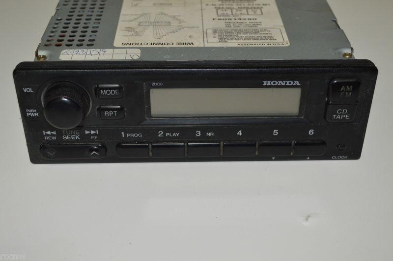 96 97 98 99 honda civic radio am fm tape deck a+ working order