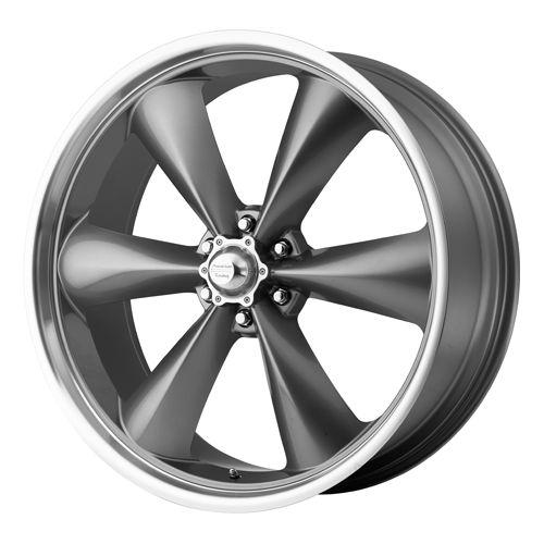 24" x 9.5" american racing torq thrust gray grey ford f150 navigator wheels rims