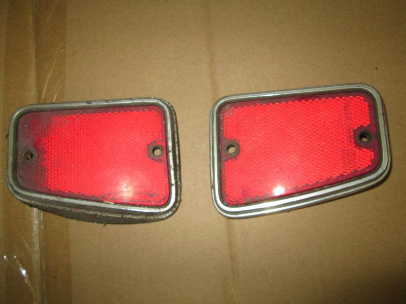 1968 ford truck rear side marker light pair red 69 70 71 72