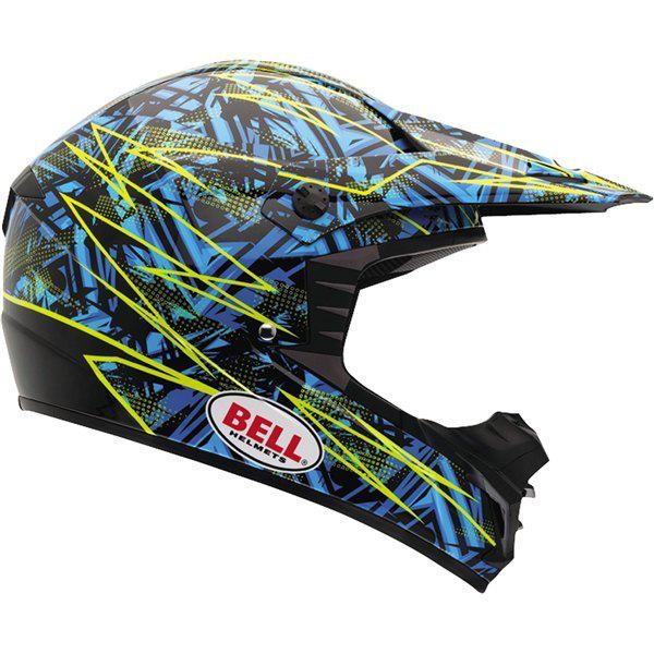 Blue s bell helmets sx-1 scattered helmet