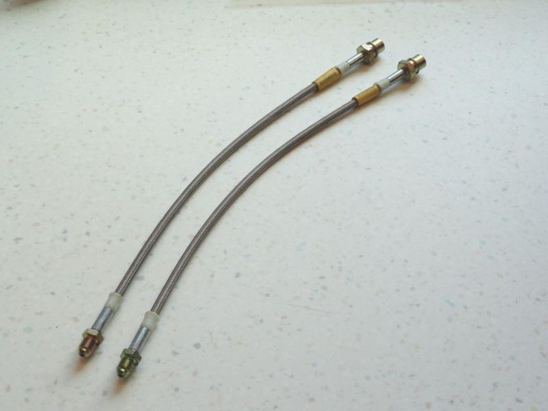 Pair of new porsche 356a goodridge g-stop stainless front brake lines