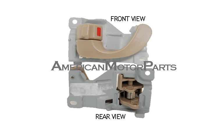 Depo left inside front beige door handle 99-03 mitsubishi galant mr462137