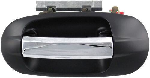 Ext door handle rear lh navigator chrome lever, black housing platinum# 1231627