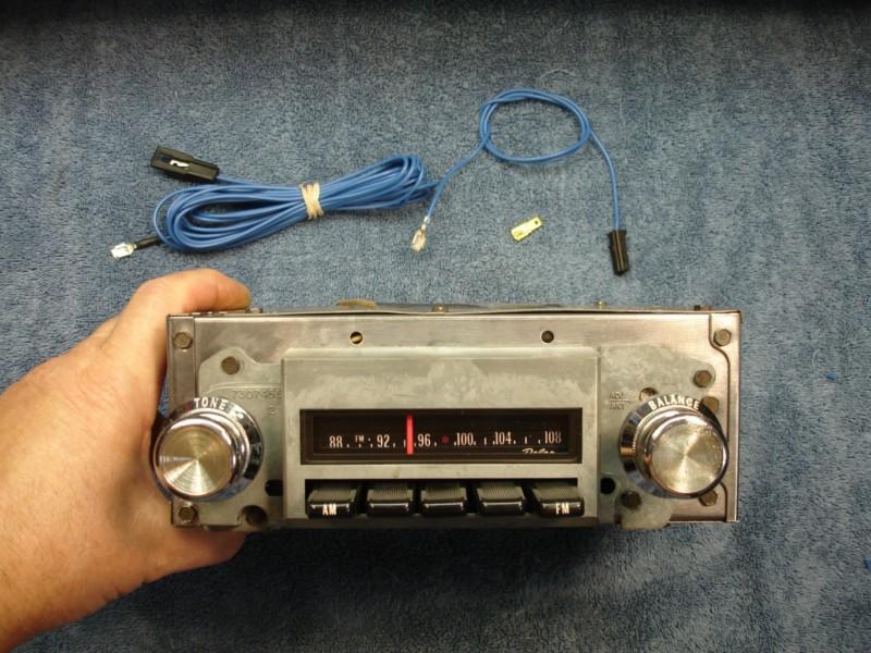 Serviced w/ warranty 71 72 69 70 pontiac gto lemans delco fm stereo radio 1971