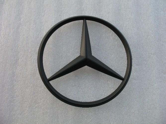 86-95 mercedes 260e 300e 400e e320 flat matte black blackout blacked out emblem 