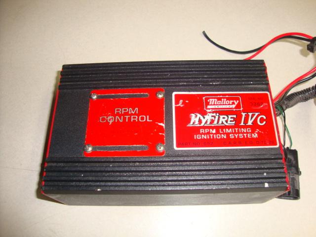 Mallory hyfire ivc 692 electronic ignition rpm limiting system & hyfire