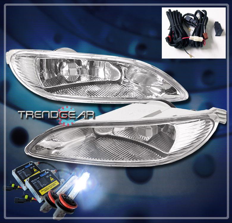 02-04 toyota camry/solara/05-08 corolla bumper fog light lamp+harness+8k hid kit