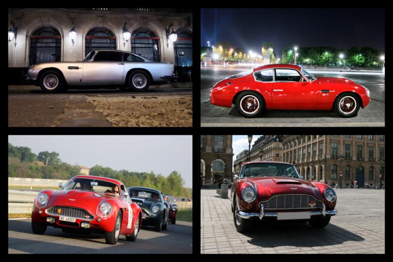 Aston martin db5 db4 gt zagato poster classic collage print multiple sizes