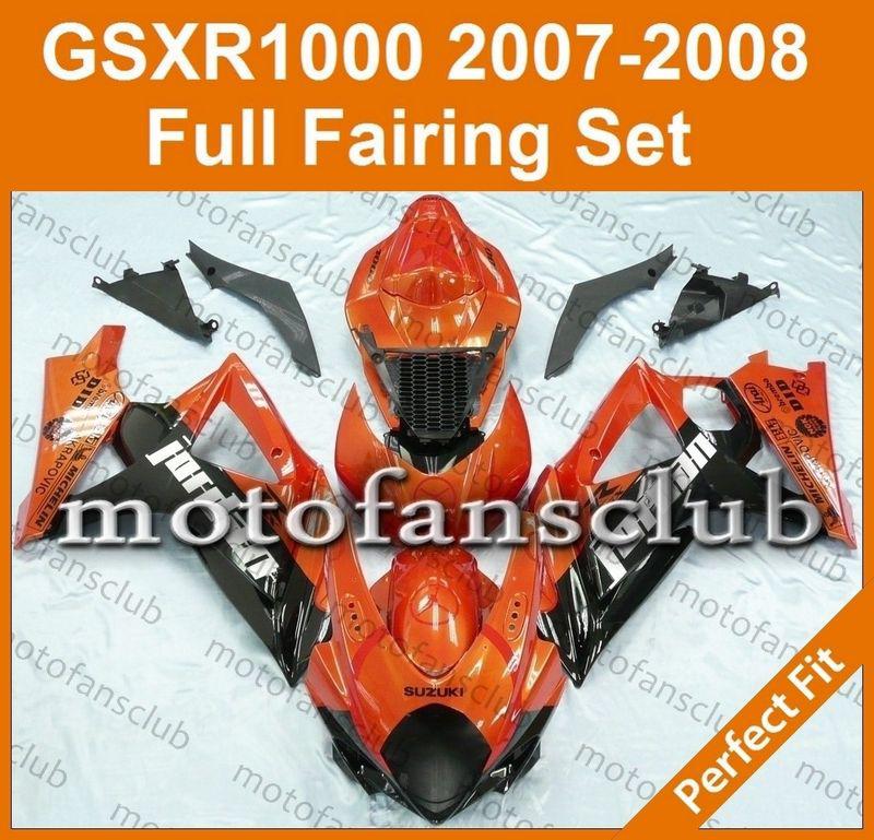 Fit suzuki gsxr 1000 07 08 gsx-r 2007 2008 fairing bodywork plastics k7 #24 b