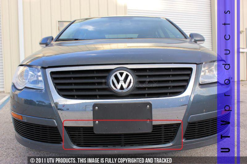 2006 - 2010 volkswagen passat 1pc center bumper black billet grille kit vw