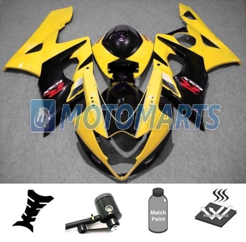 Bundle fairing body with brake fluid reservoir for suzuki gsx r 1000 k5 05 06 ap