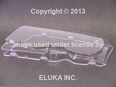 Bmw genuine headlight lens (plastic) left e46 63 12 6 929 565