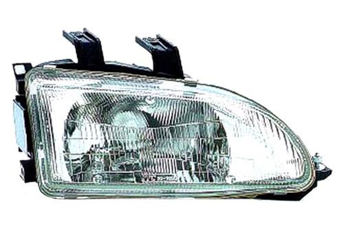 Replace ho2503103v - 1992 honda civic front rh headlight assembly