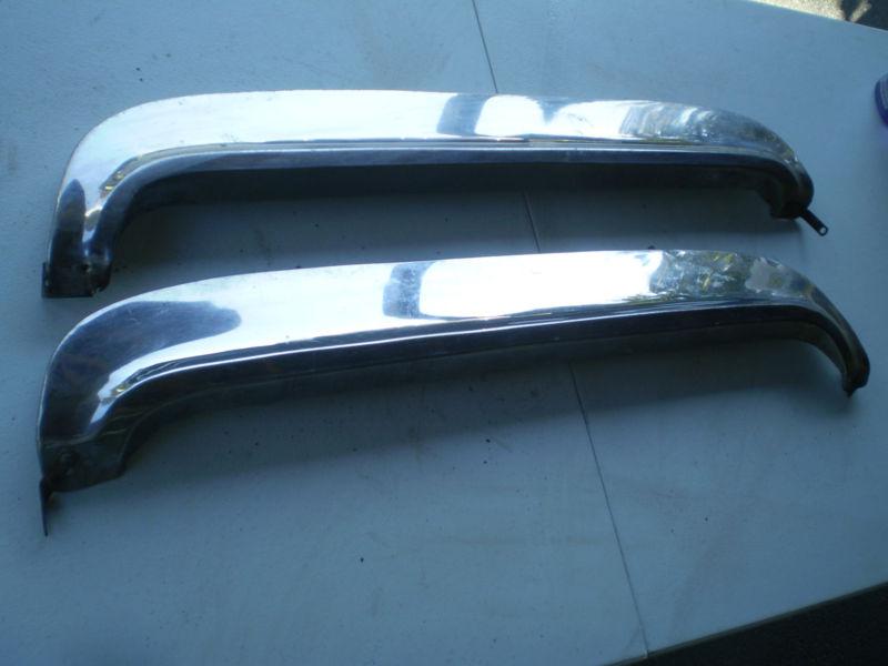 1952-53-54 ford mercury stainless fender skirts pair 