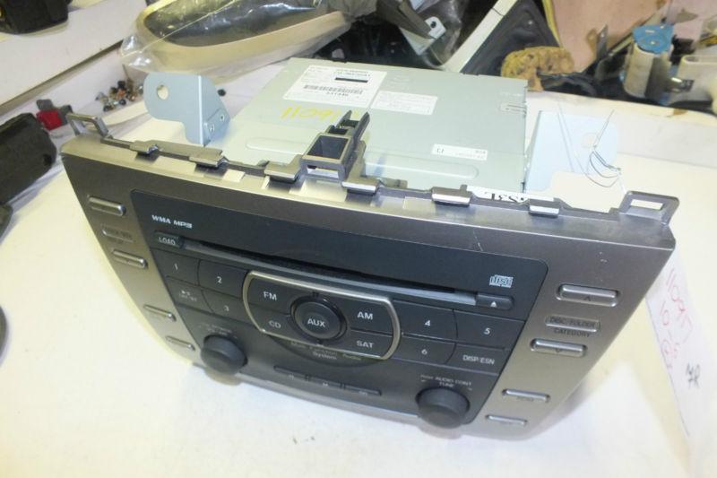 2010 mazda 6 aux mp3 cd radio gs3l669r0d oem