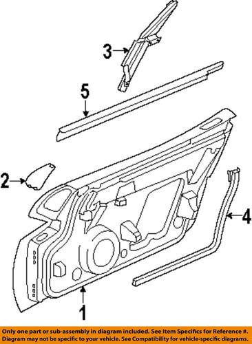 Dodge oem 4865593af door-door shell