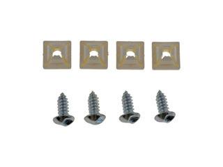 Dorman/help 49258 license plate security screw & nut kitn