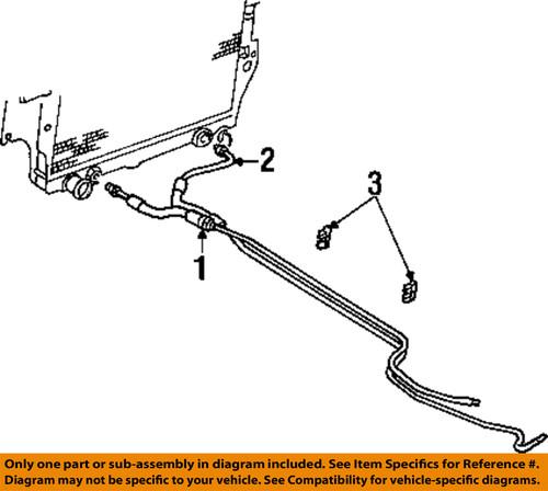 Jeep oem 52079638ab trans oil cooler line/hose