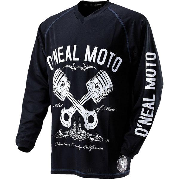 Black/white l o'neal racing apocalypse pistons jersey