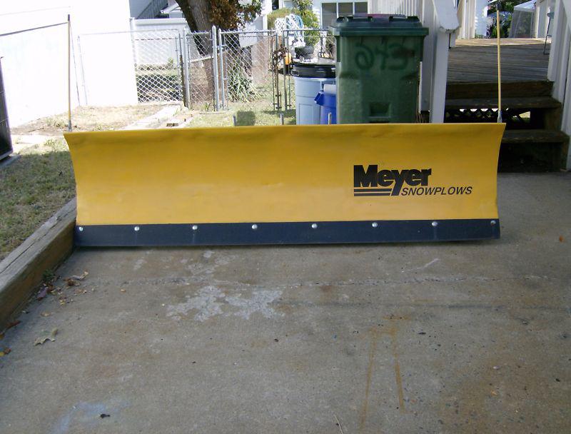 Meyers power angle snow plow  7 1/2 foot