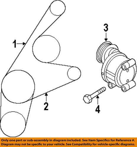 Mazda oem lf5015980c automatic belt tensioner assembly/belt tensioner