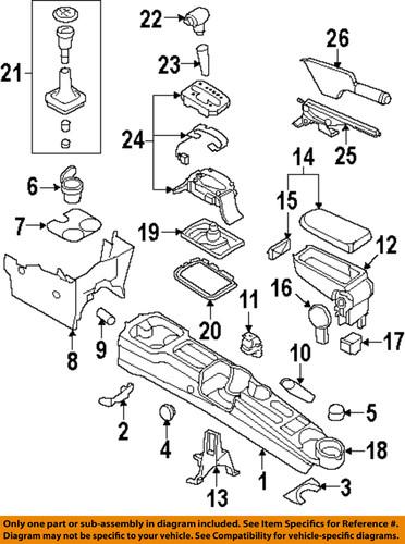 Volkswagen oem 3b0867173xqw center console-armrest door