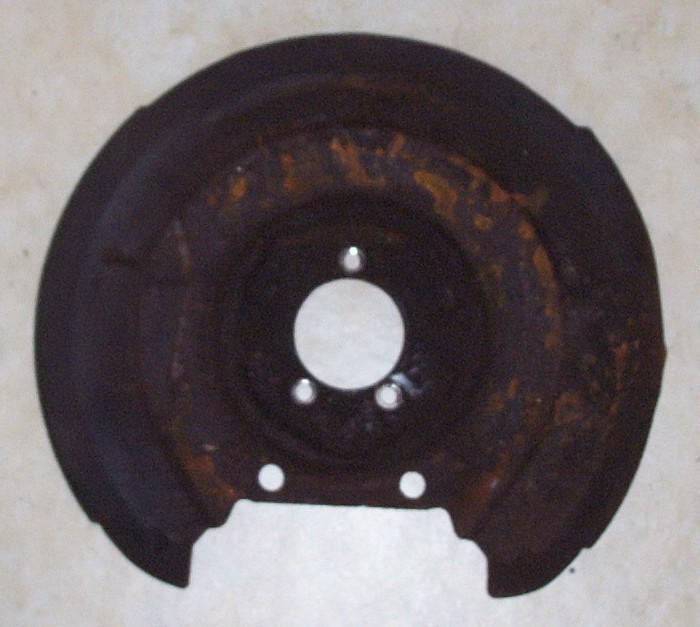 Porsche 914 front brake dust shield 